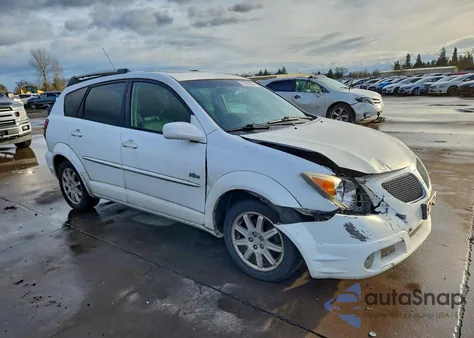 2005 Pontiac Vibe из США, поврежденный, VIN 5Y2SL63855Z483492